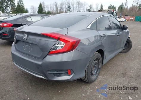 2019 Honda Civic Lx from USA, damaged, VIN 19XFC2F66KE045897